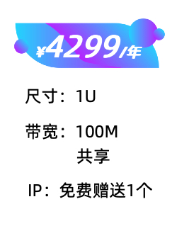 深圳百兆共享托管价格